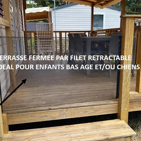 Camping - Piscine Lagon ! A 500 M ! 4 Etoiles Mhome Climatisé Vias